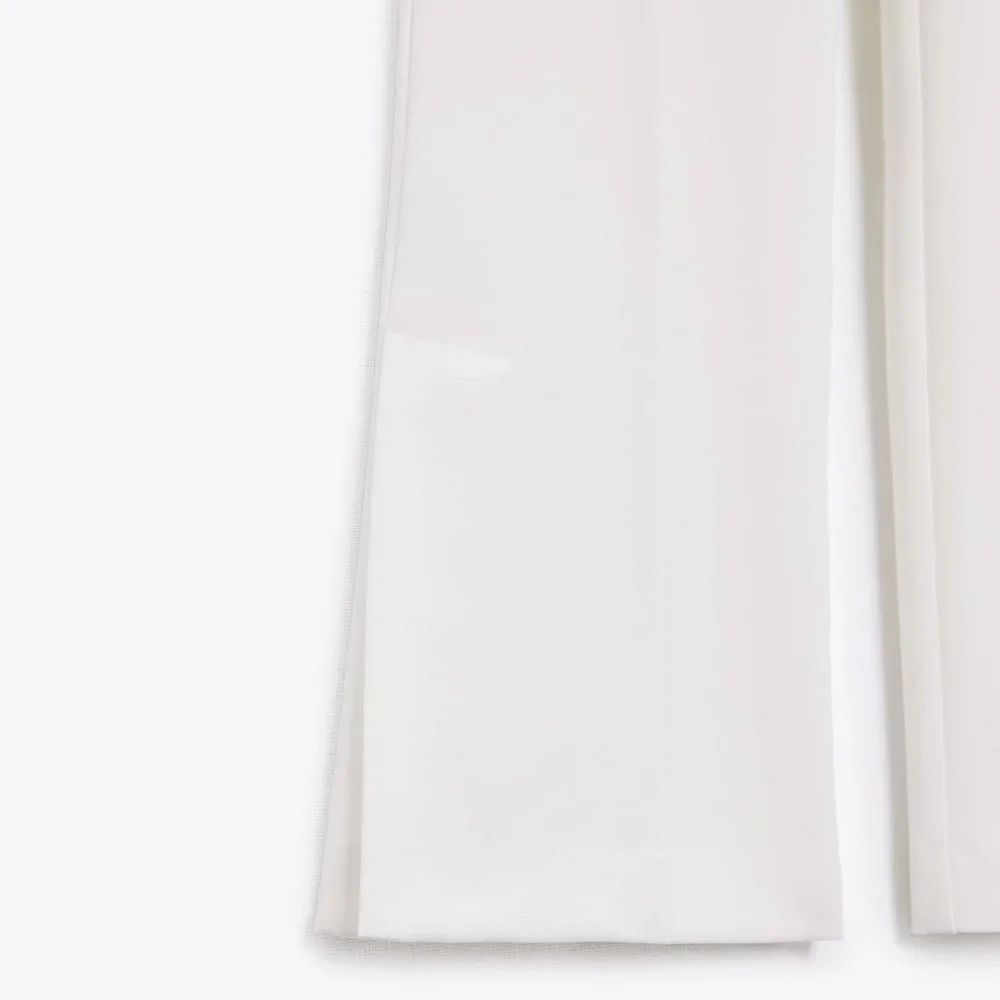NWT ZARA White High Waist Pants - Picture 8 of 8
